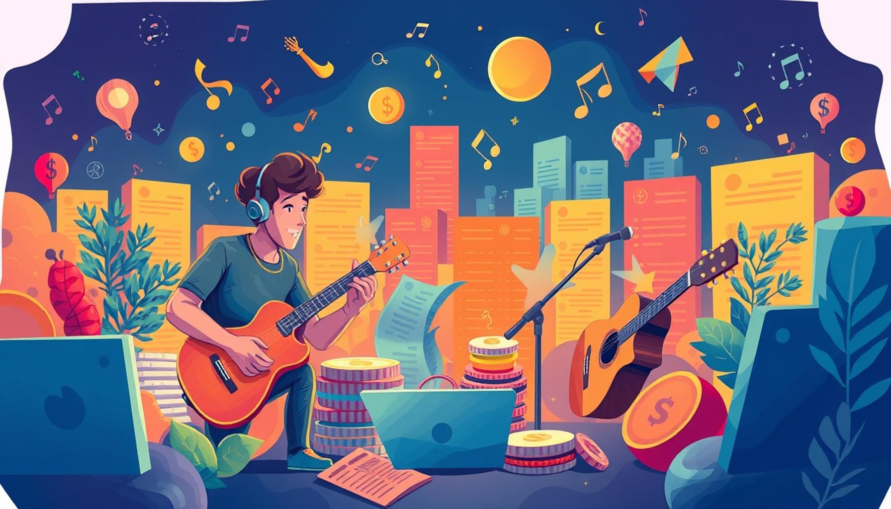 The Intersection of Musical Talents and Digital Content Creation