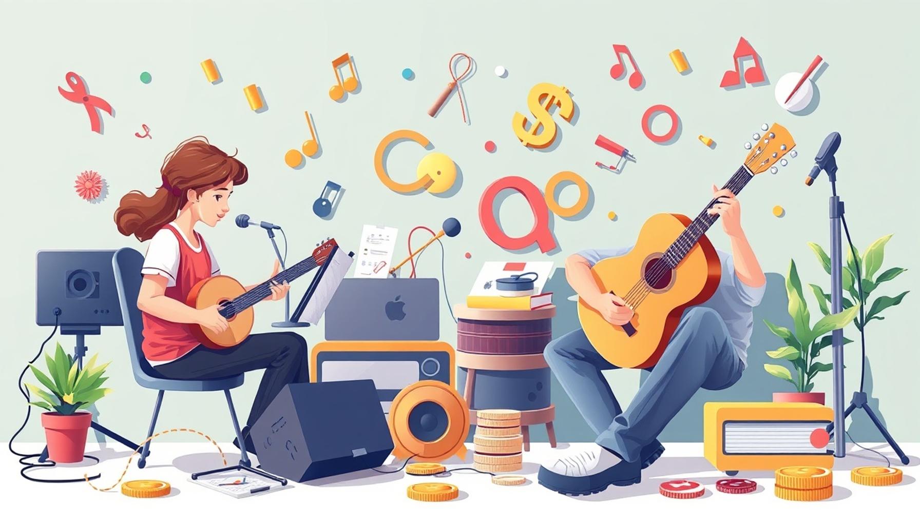 The Influence of Music on Improving Artistic Skills in Young Creators