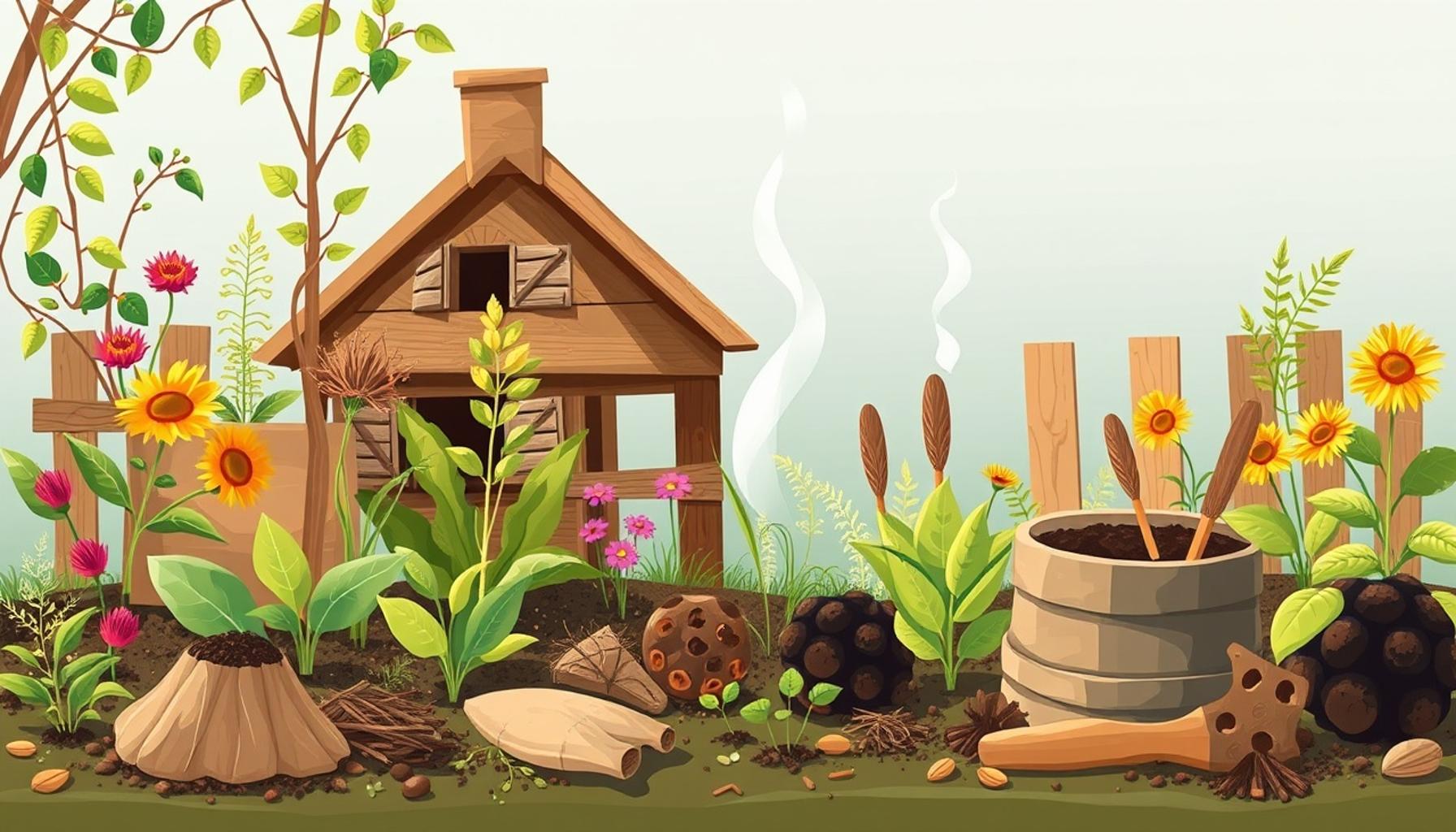 The importance of composting to reduce the carbon footprint in home gardening