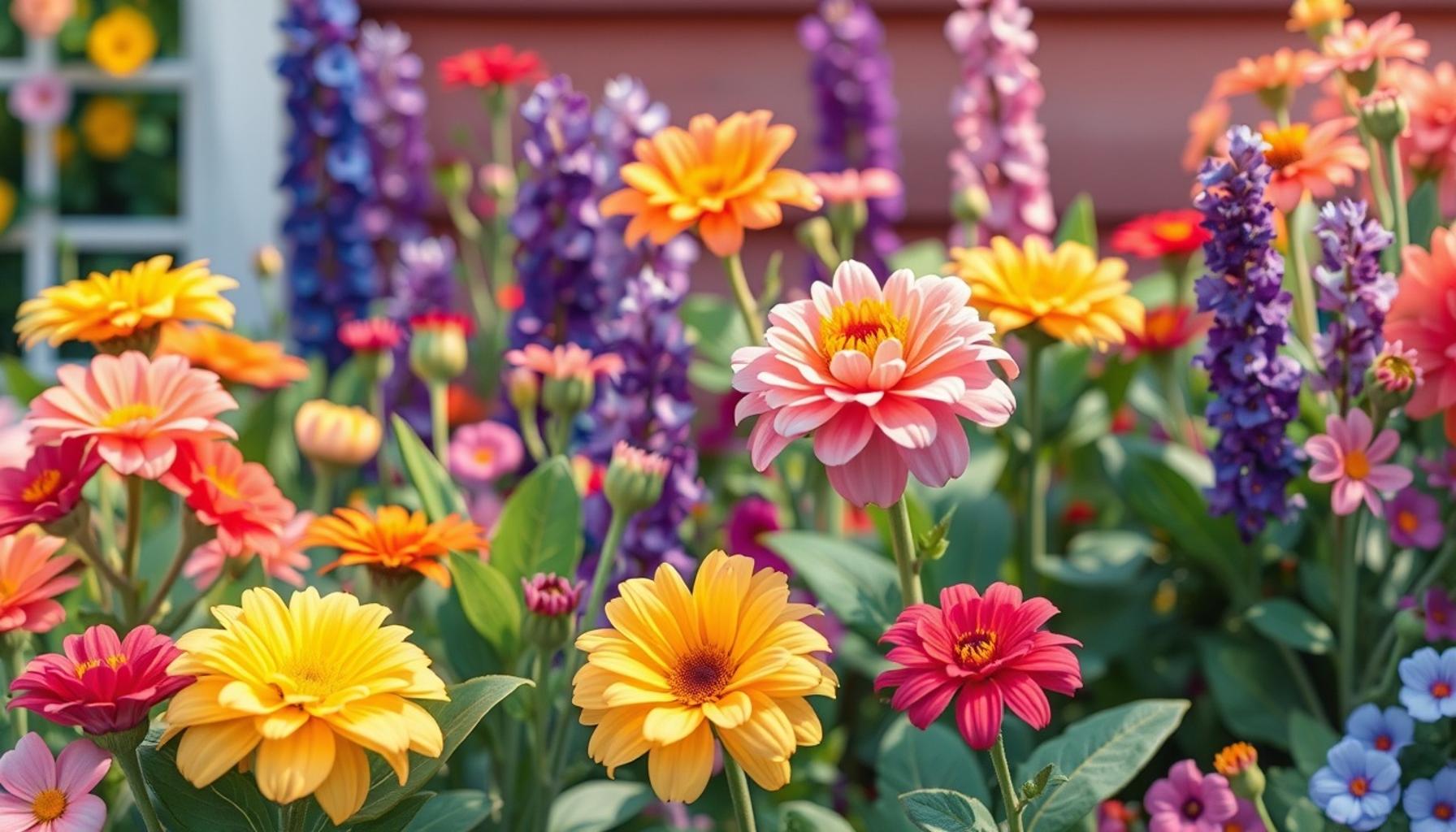 Colorful Blooms: Selecting Flowering Plants for a Vibrant Home Garden